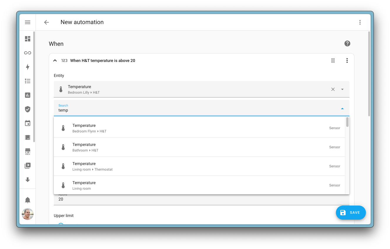 Screenshot showing the new entity pickers, providing more context and improves search capabilities.
